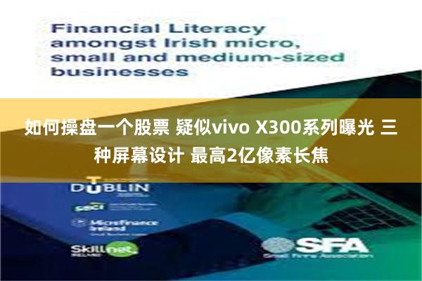 如何操盘一个股票 疑似vivo X300系列曝光 三种屏幕设计 最高2亿像素长焦